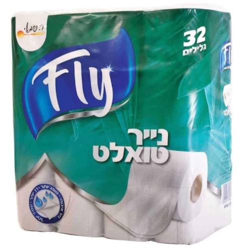 נייר טואלט 32 גלילים (ירוק), נייר איכותי רך ונעים, ר.שמאי,